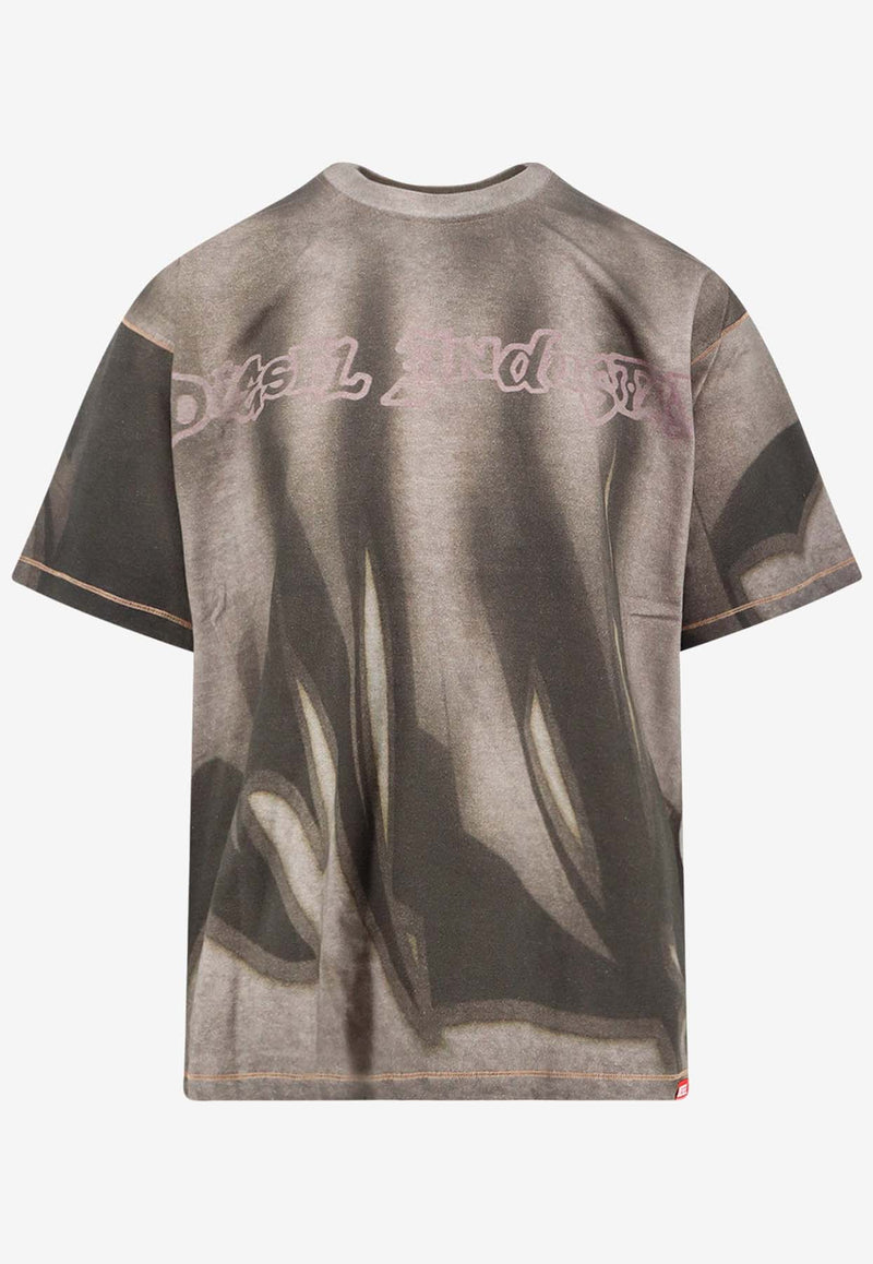 Diesel T-Boxt Printed T-shirt Gray A216230BKBY98BA_Grey_29848479