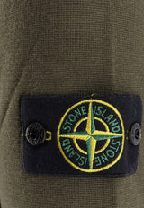 Stone Island Logo Patch Wool Sweater Green K2S155100071S00C4V0054_Military Green_29841693