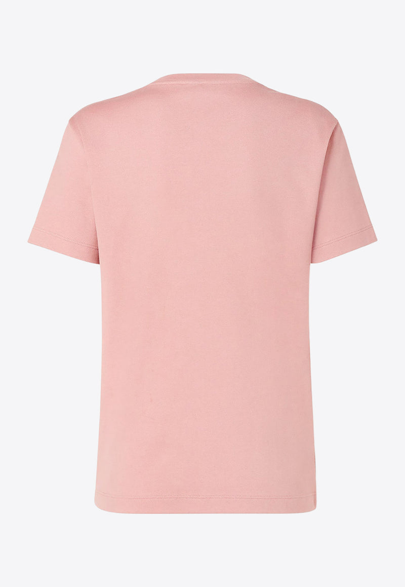 Fendi Fendi Roma 1925 Print T-shirt Pink FS7254AVF9F1T6N_Pink_34276939