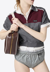 Miu Miu Technical Silk Logo Briefs Gray SP9465SOOO121G_F0112