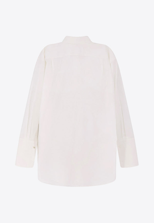 The Row Ment Long-Sleeved Poplin Shirt White 10204W4075WHT_White_29856032