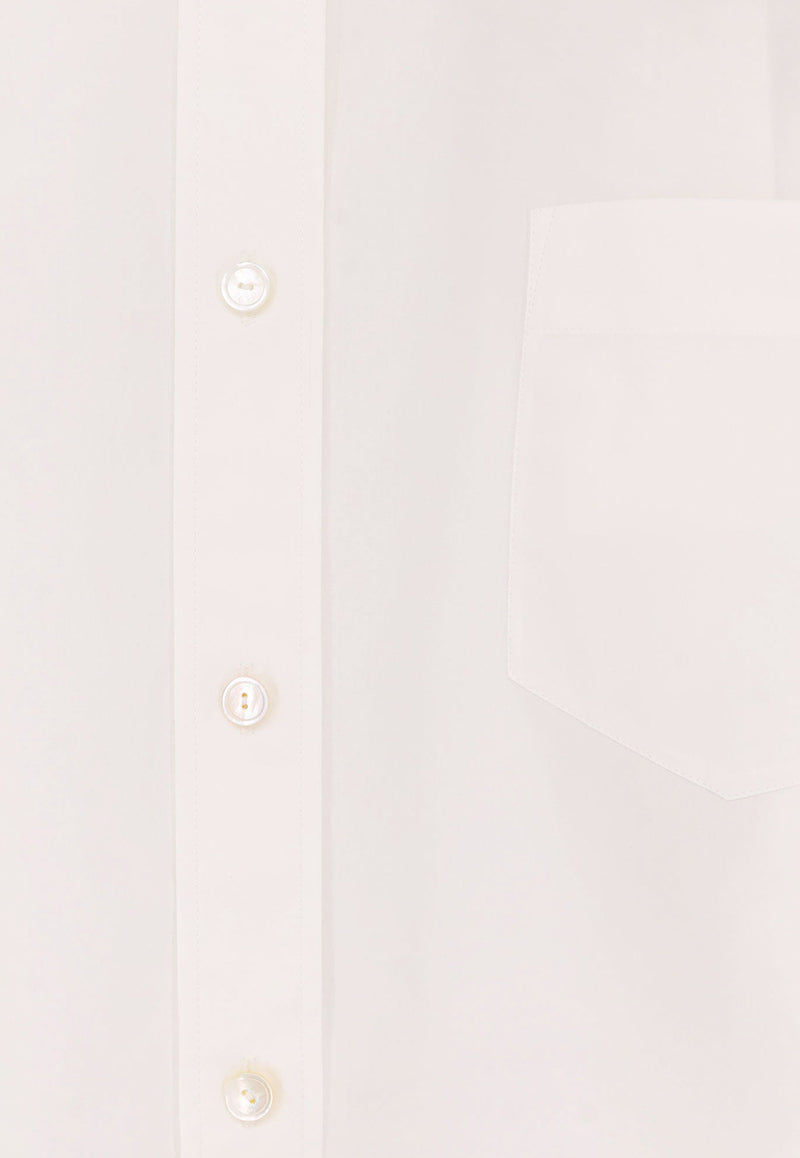 The Row Ment Long-Sleeved Poplin Shirt White 10204W4075WHT_White_29856032