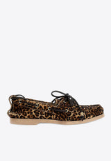 Golden Goose DB Cruise Leopard Print Loafers Brown GWF00883F007619_81487