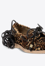 Golden Goose DB Cruise Leopard Print Loafers Brown GWF00883F007619_81487