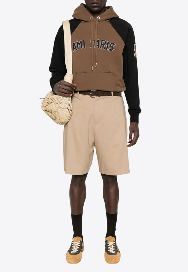 AMI PARIS Logo Hooded Sweatshirt Multicolor HSW768747_2162