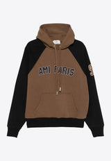 AMI PARIS Logo Hooded Sweatshirt Multicolor HSW768747_2162
