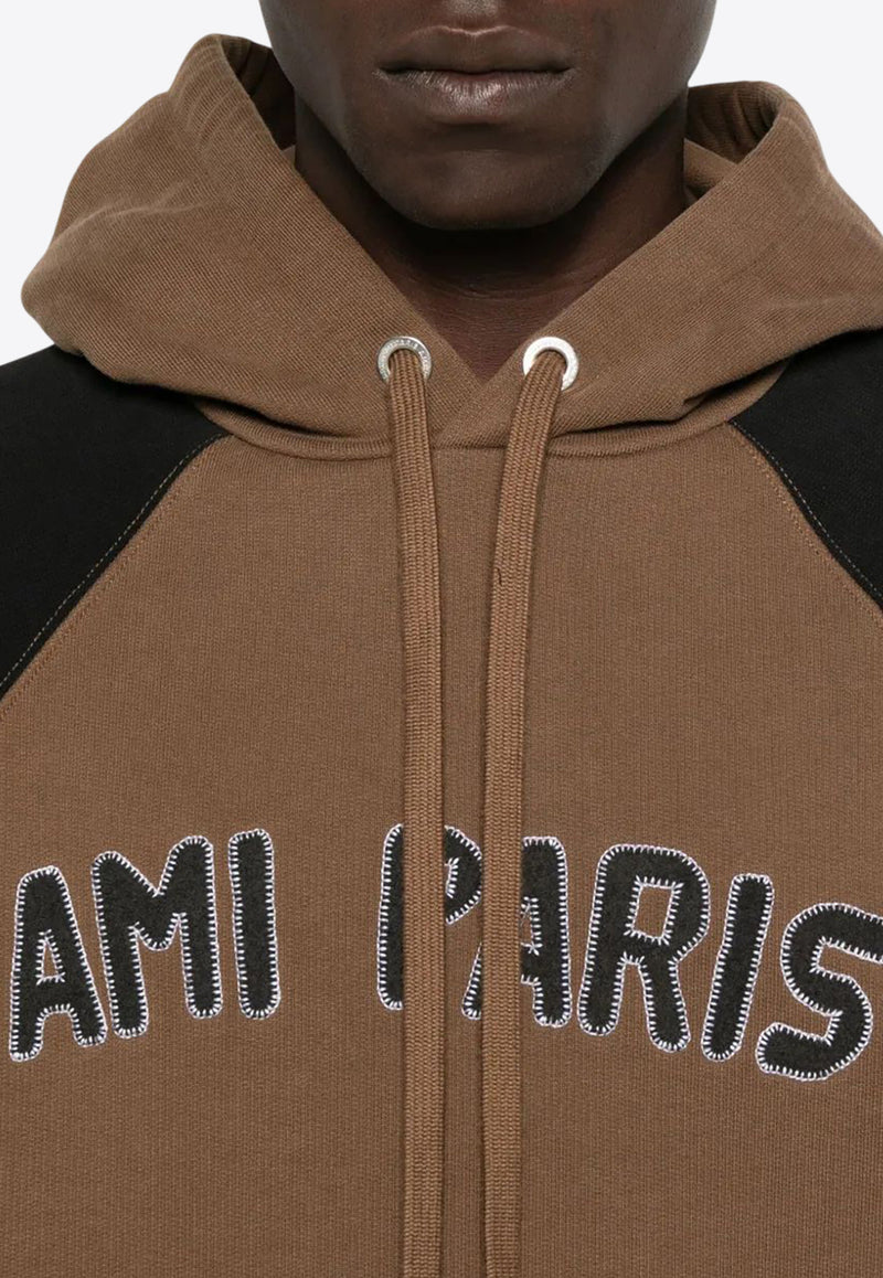 AMI PARIS Logo Hooded Sweatshirt Multicolor HSW768747_2162