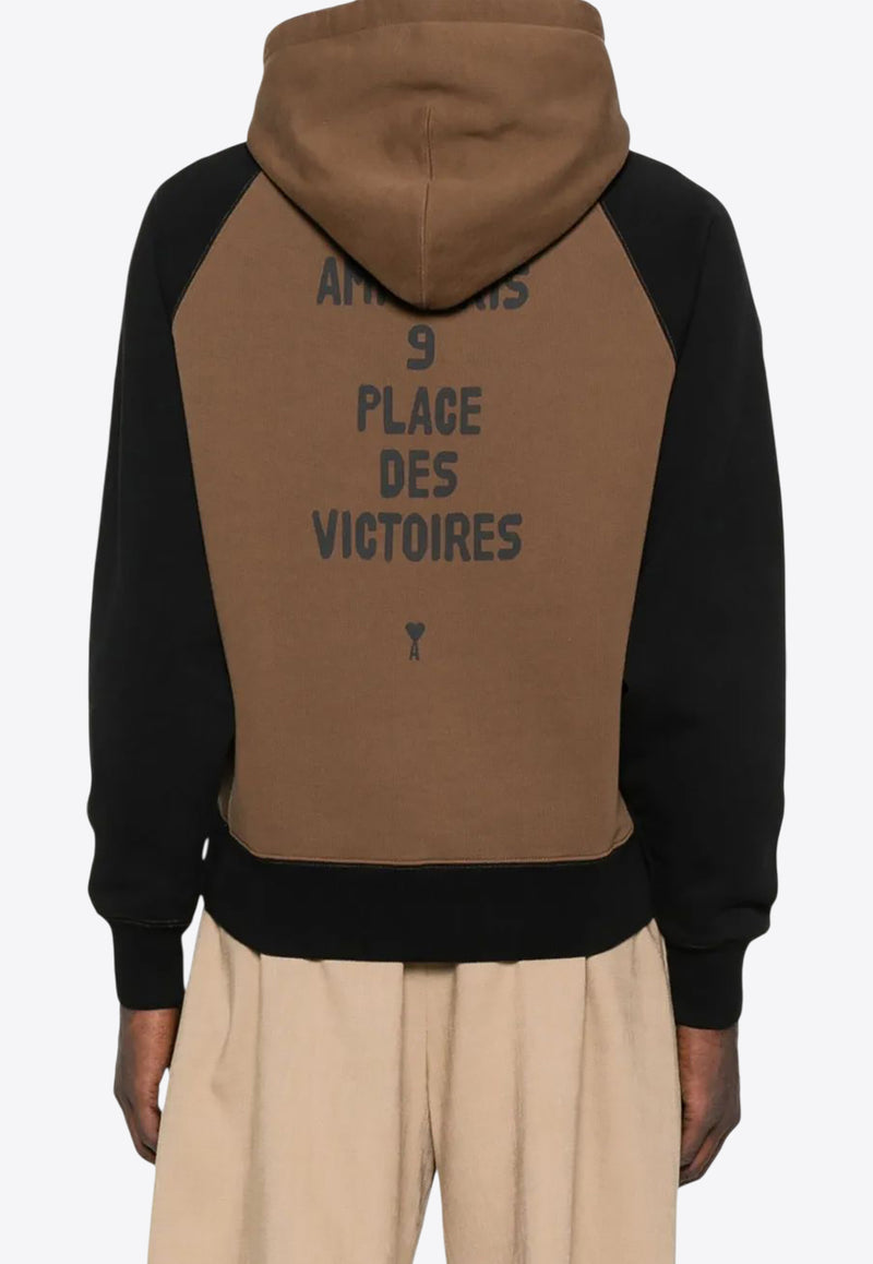 AMI PARIS Logo Hooded Sweatshirt Multicolor HSW768747_2162