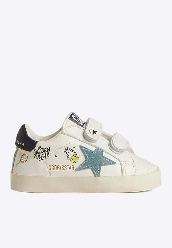 Golden Goose DB Kids Babies School Low-Top Sneakers White GIF00166F007411_82479