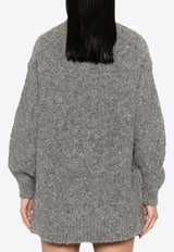 Isabel Marant Idol High-Neck Alpaca Wool Sweater Gray PU0760FAC3L07I_02GY