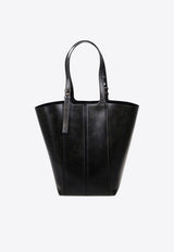 Golden Goose DB 24/7 Studded Vintage Leather Tote Bag Black GWA00632A000867_90100