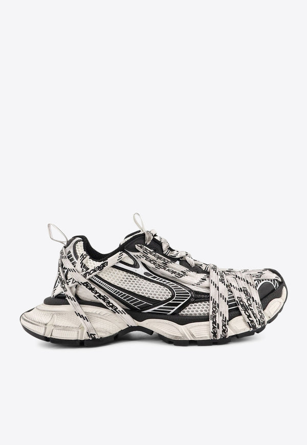 Balenciaga 3XL Extreme Laces Low-Top Sneakers Monochrome 825597W3XHL9010_WHITE / BLACK_29845372