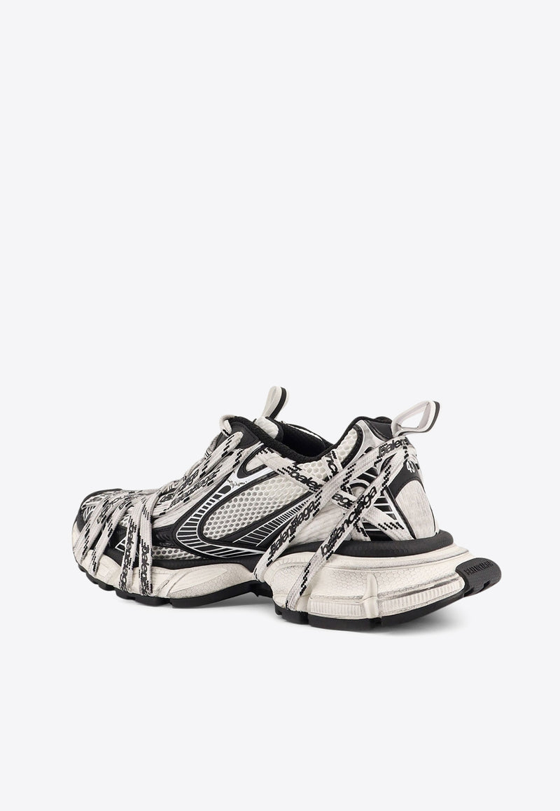 Balenciaga 3XL Extreme Laces Low-Top Sneakers Monochrome 825597W3XHL9010_WHITE / BLACK_29845372
