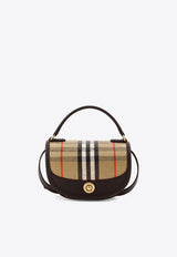 Burberry Mini Highlands Checked Shoulder Bag Beige 8112240B9368_SAND_29838920