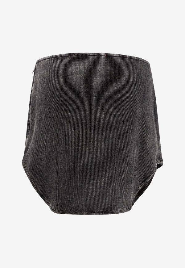 Diesel De-Vany Mini Denim Skirt Gray A194020CEBC02_Grey_29845840