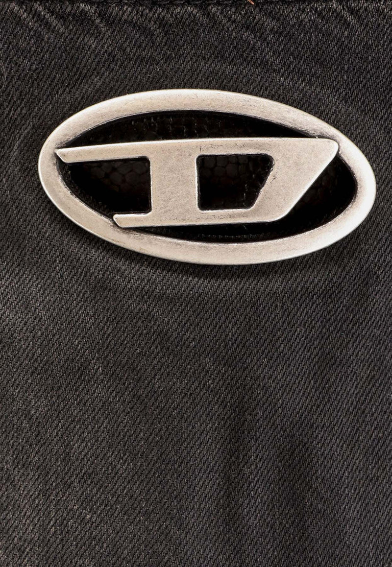 Diesel De-Vany Mini Denim Skirt Gray A194020CEBC02_Grey_29845840