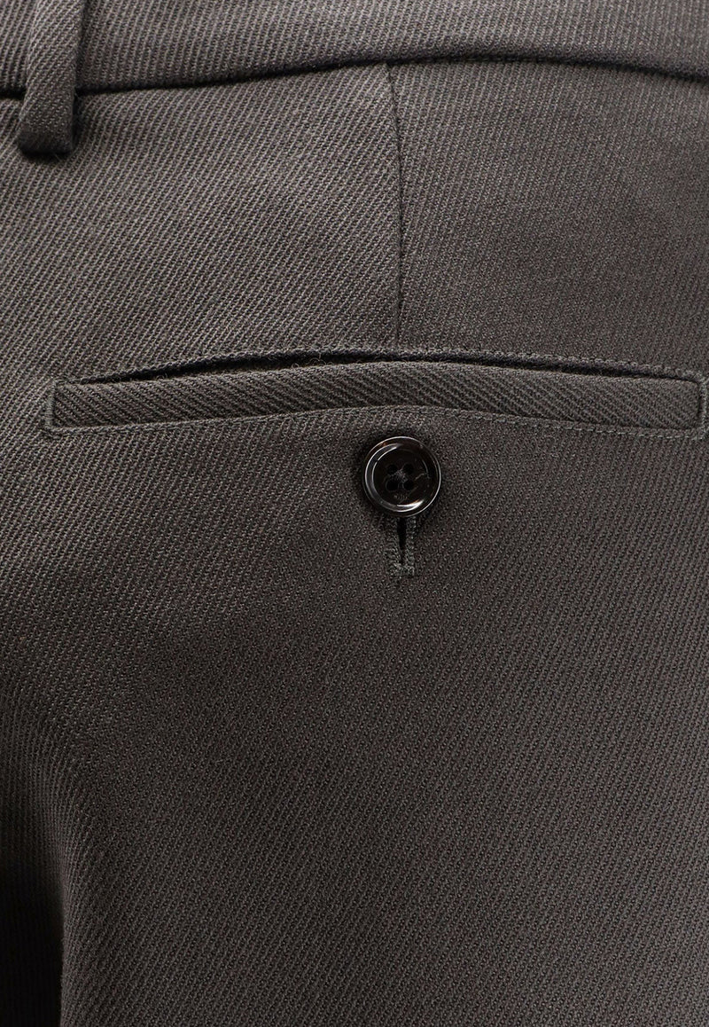 AMI PARIS Wool Wide-Leg Pants Gray HTR423WV0088020_Grey_29844776