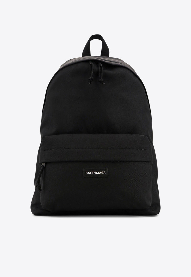Balenciaga Explorer Logo Backpack Black 5032212VZ371000_Black_30005121