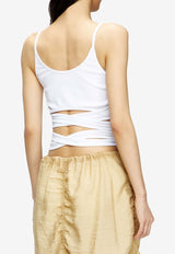 Diesel T-Leya Wraparound Tail Top White A183560EJAI100_White_29840957