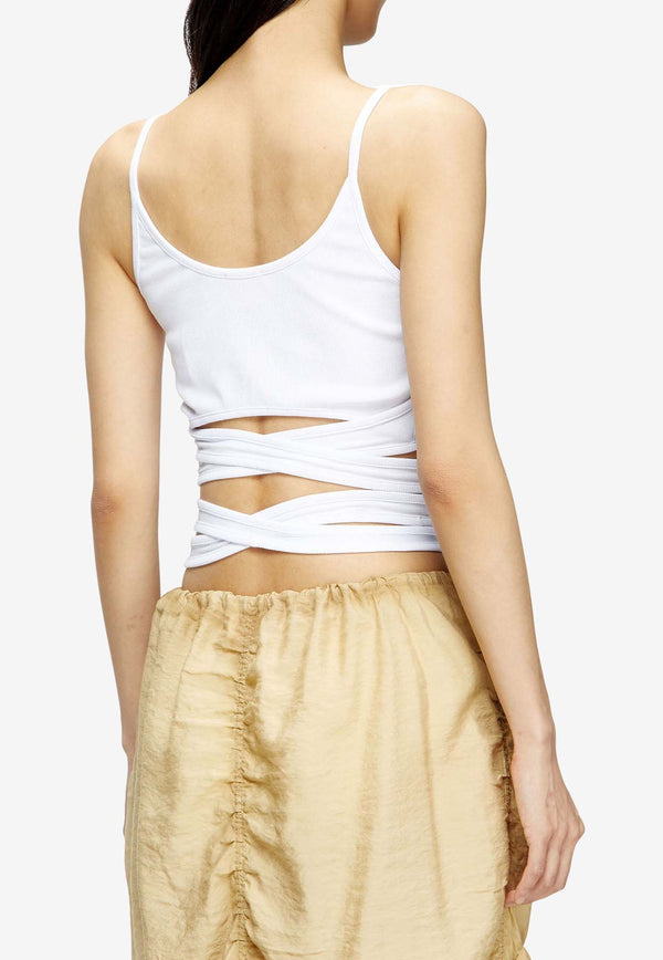 Diesel T-Leya Wraparound Tail Top White A183560EJAI100_White_29840957