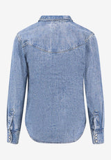 Levi's Smiley Western Denim Shirt Blue 003NS0002_Med indigo_29848016