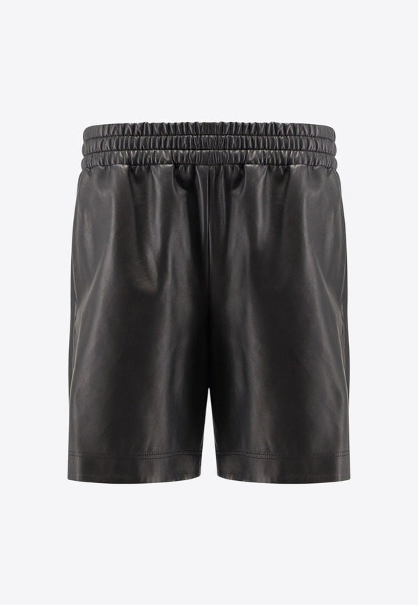 Gucci Elasticated Leather Bermuda Shorts Black 832983XNA7N1000_Black_29850425