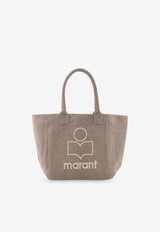 Isabel Marant Small Yenky Canvas Tote Bag Beige PM0002FAA1X19M90BE_Beige_29841409