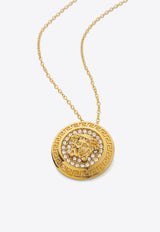 Versace Crystal La Medusa Chain Necklace 1021454 1A00621 4J090