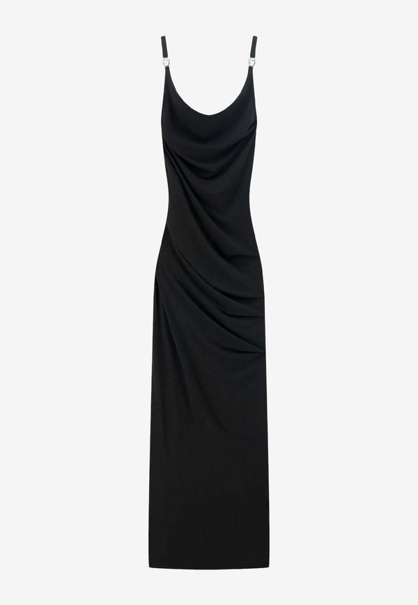 Coperni Draped Maxi Dress Black COPR205F5022BLK_Black_35065861