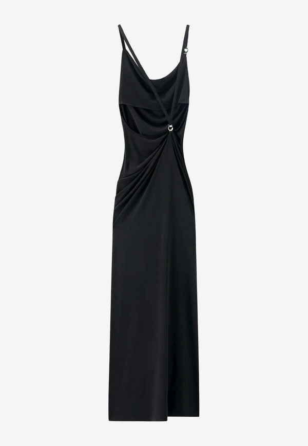 Coperni Draped Maxi Dress Black COPR205F5022BLK_Black_35065861