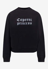 Coperni X Disney Logo Princess Sweatshirt Black DJS161F5018BLKBLU_Black_35065969