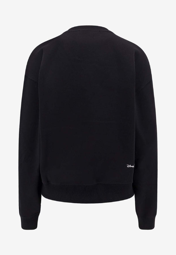 Coperni X Disney Logo Princess Sweatshirt Black DJS161F5018BLKBLU_Black_35065969