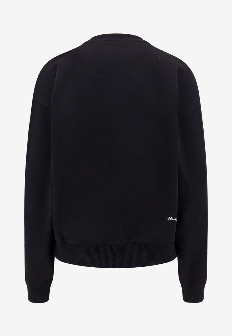 Coperni X Disney Logo Princess Sweatshirt Black DJS161F5018BLKBLU_Black_35065969