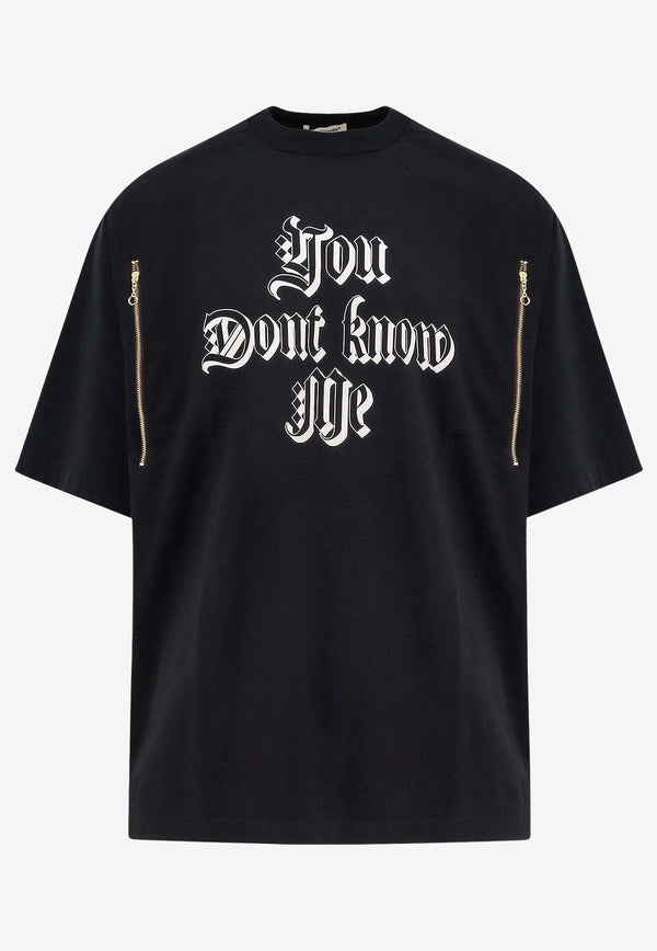 Undercover You Don't Know Me T-shirt Black UP2E4811BLACK_Black_35066049