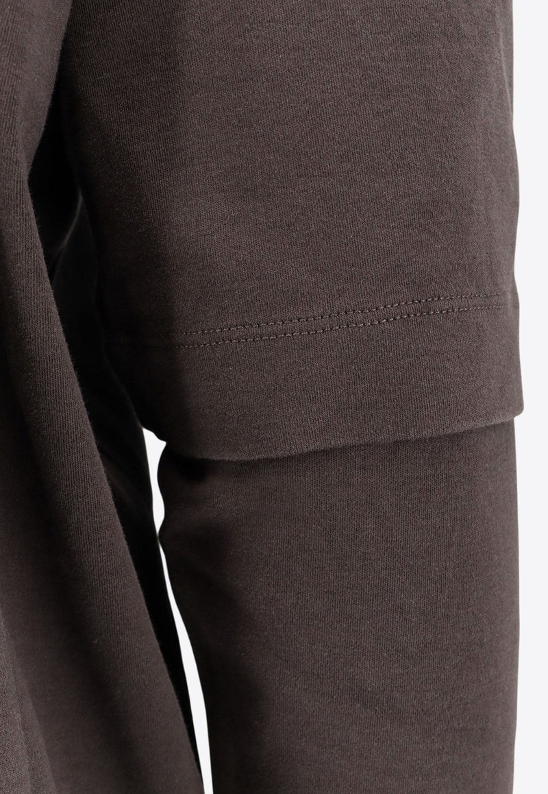 DARKPARK Long-Sleeved Layered T-shirt Brown WJE15JER010080_Brown_35065770