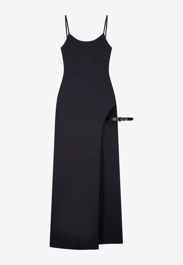 Coperni Slit Midi Dress Black COPR166F2043BLK_Black_35065844