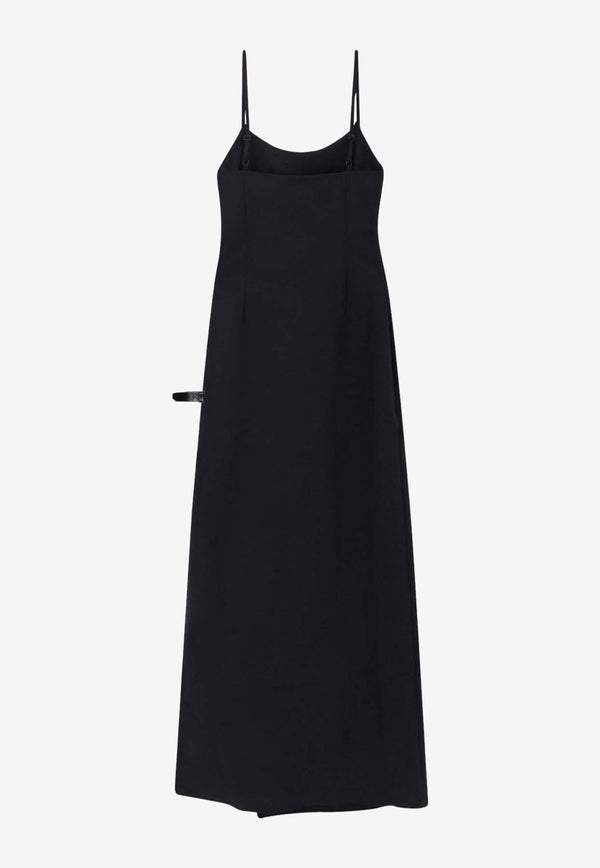 Coperni Slit Midi Dress Black COPR166F2043BLK_Black_35065844