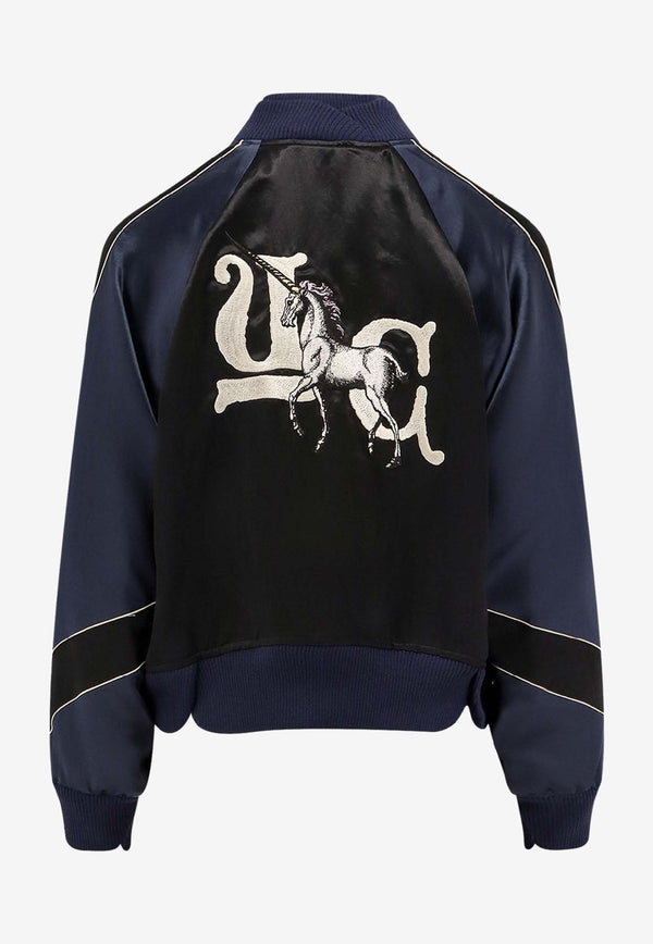 Undercover Satin Bomber Jacket Black UP2E1204BLACK_Black_35065802