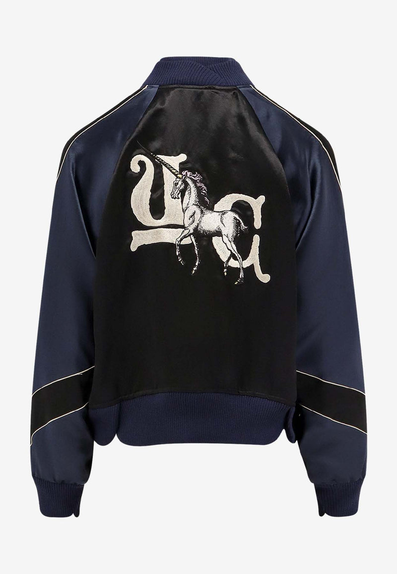 Undercover Satin Bomber Jacket Black UP2E1204BLACK_Black_35065802