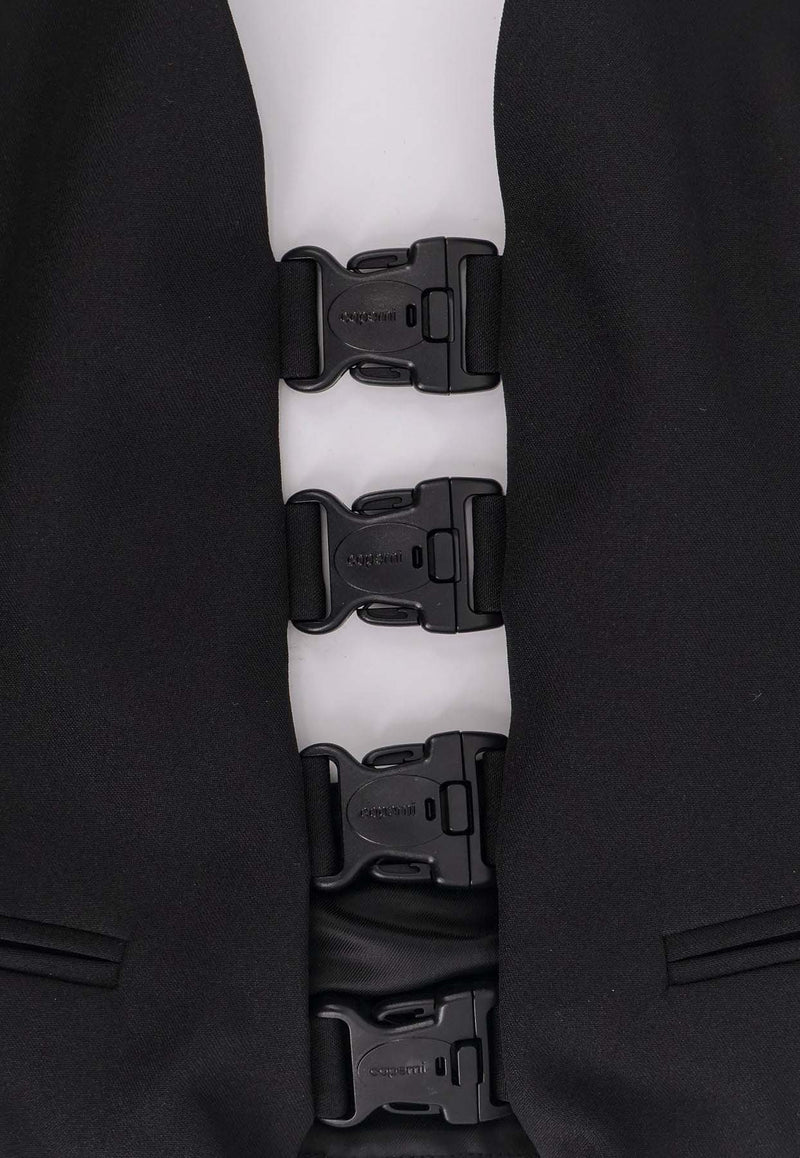 Coperni Halterneck Satin Waistcoat Black COPT35F3004BLK_Black_35065840