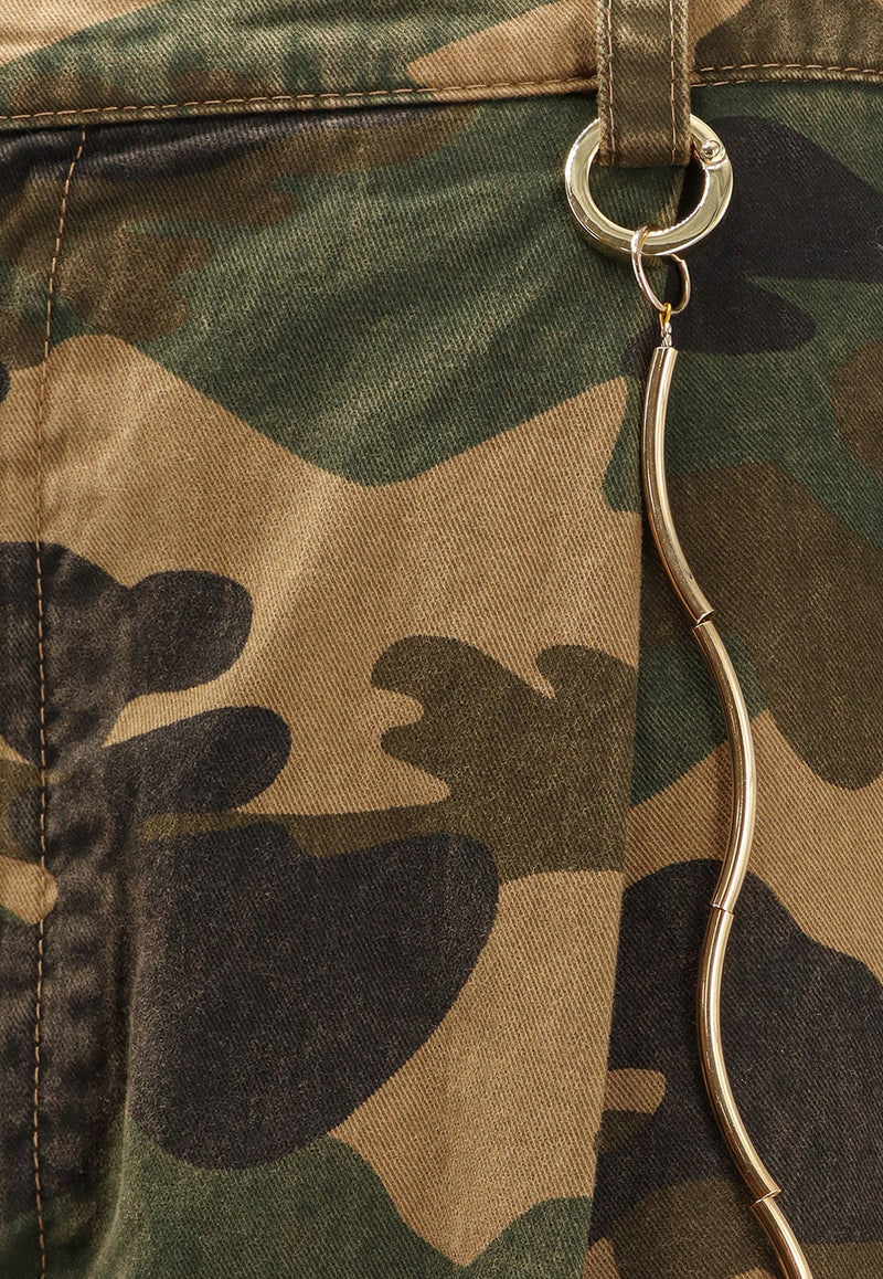 DARKPARK Danielle Camouflage Wide-Leg Pants Green WTR49FAP160018_Brown camouflage_35065923