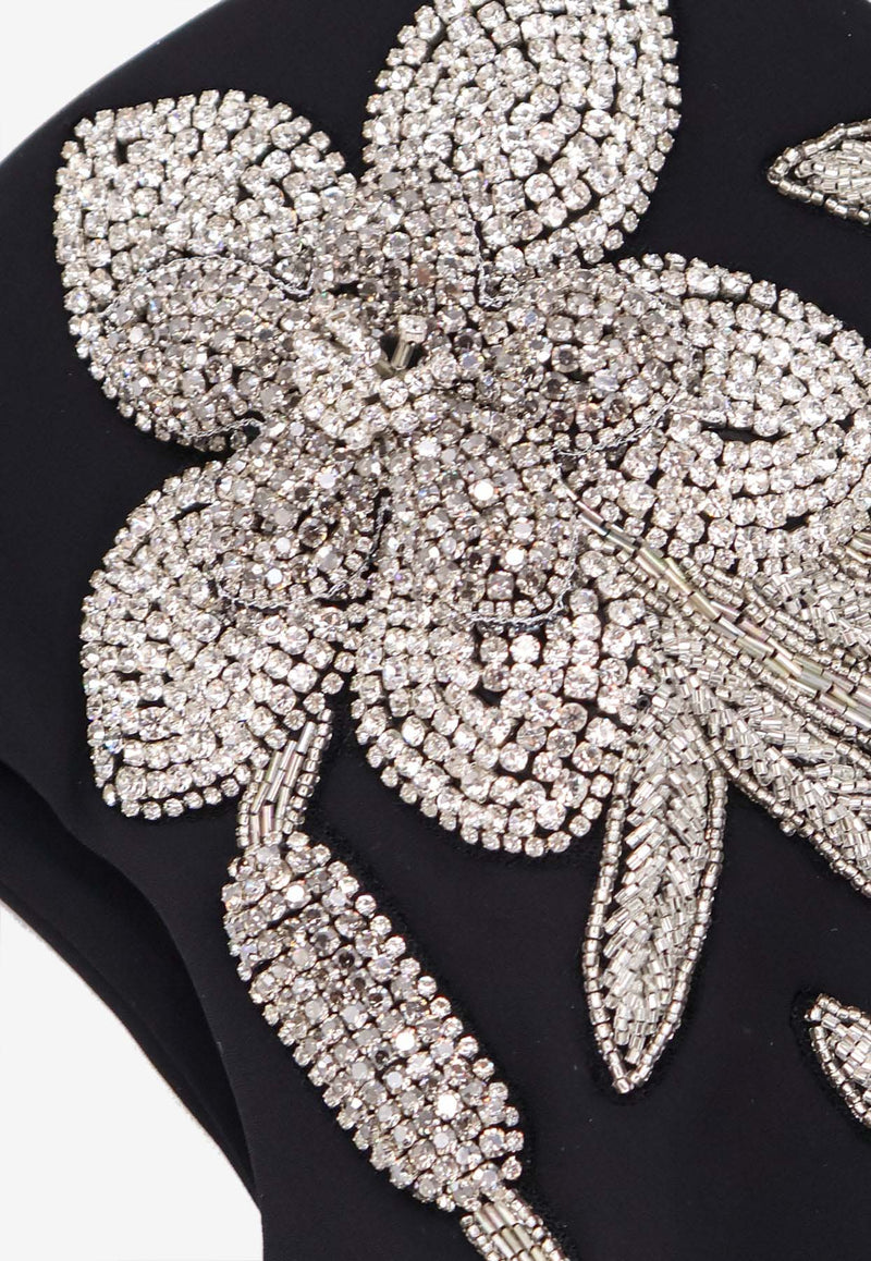 CHIARA BONI La Petite Robe Hesup Embellished Midi Satin Dress Black ABMHESUPRBS37_Black_35065980