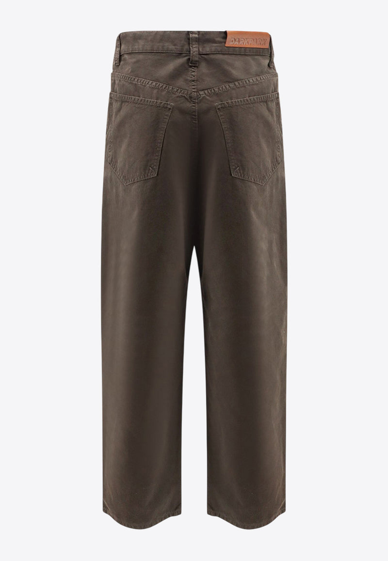 DARKPARK Straight-Leg Chained Pants Brown MTR11FAP050092_Darkbrown_35065928