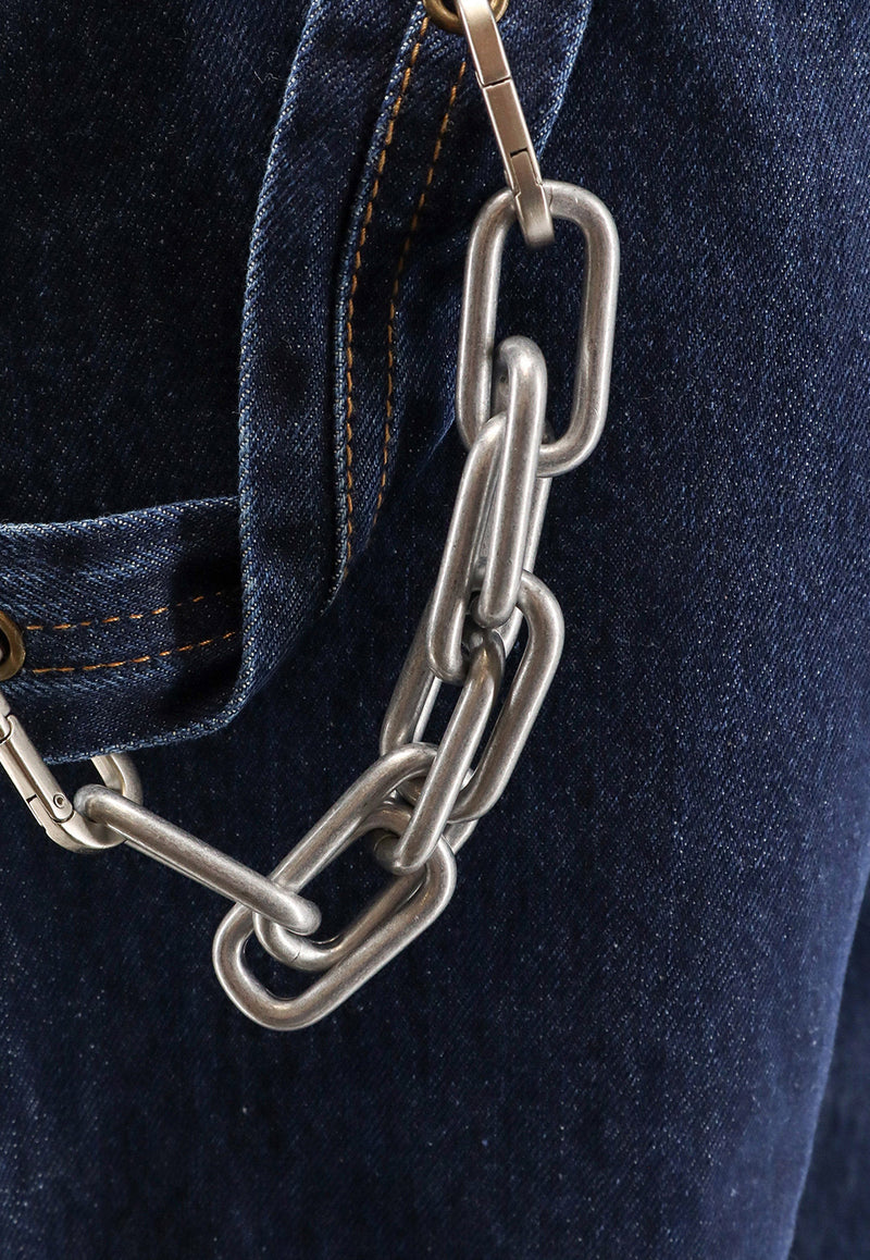 DARKPARK John Straight-Leg Chained Jeans Blue MTR01CDBL03W019W019_Darkbrown_35066086