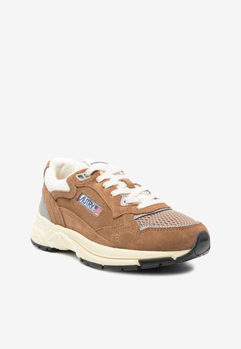 Autry Hyperway Suede Sneakers Brown HYLWUM_04