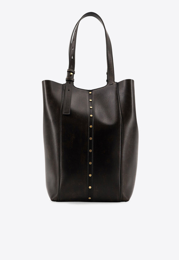 Golden Goose DB 24.7 Vintage Leather Shoulder Bag Black GWA00632A00086790100_Black_31276438