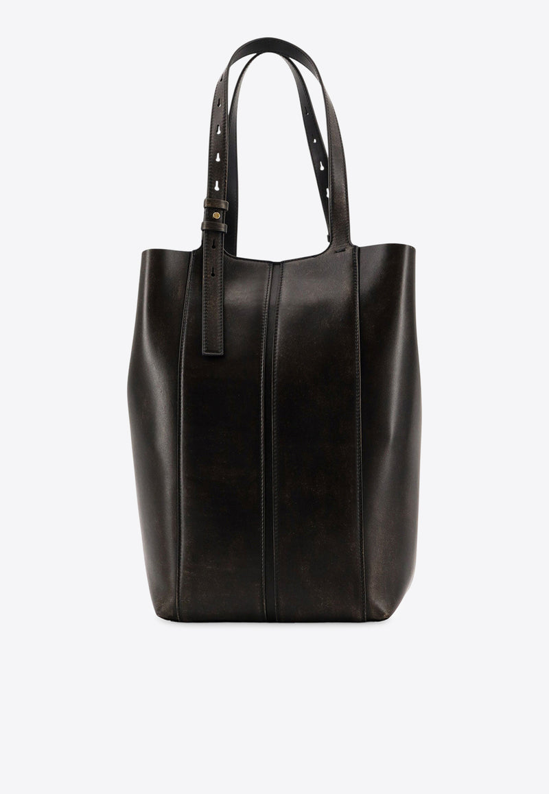 Golden Goose DB 24.7 Vintage Leather Shoulder Bag Black GWA00632A00086790100_Black_31276438