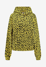 Coperni Leopard Print Hooded Sweatshirt Yellow COPJS15PF5035PRI_Print_35065955