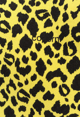 Coperni Leopard Print Hooded Sweatshirt Yellow COPJS15PF5035PRI_Print_35065955