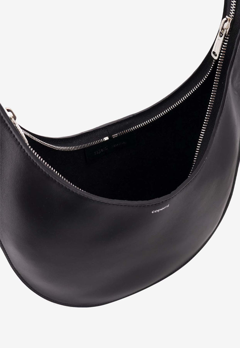 Coperni Medium Soft Swipe Leather Shoulder Bag Black COPBA109F6012BLK_Black_35066030